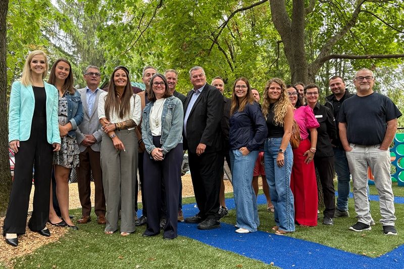 À Sherbrooke : inauguration d'un parc pour les enfants du Centre jeunesse